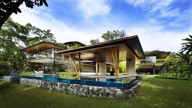 Hasil gambar untuk desain rumah tropis
