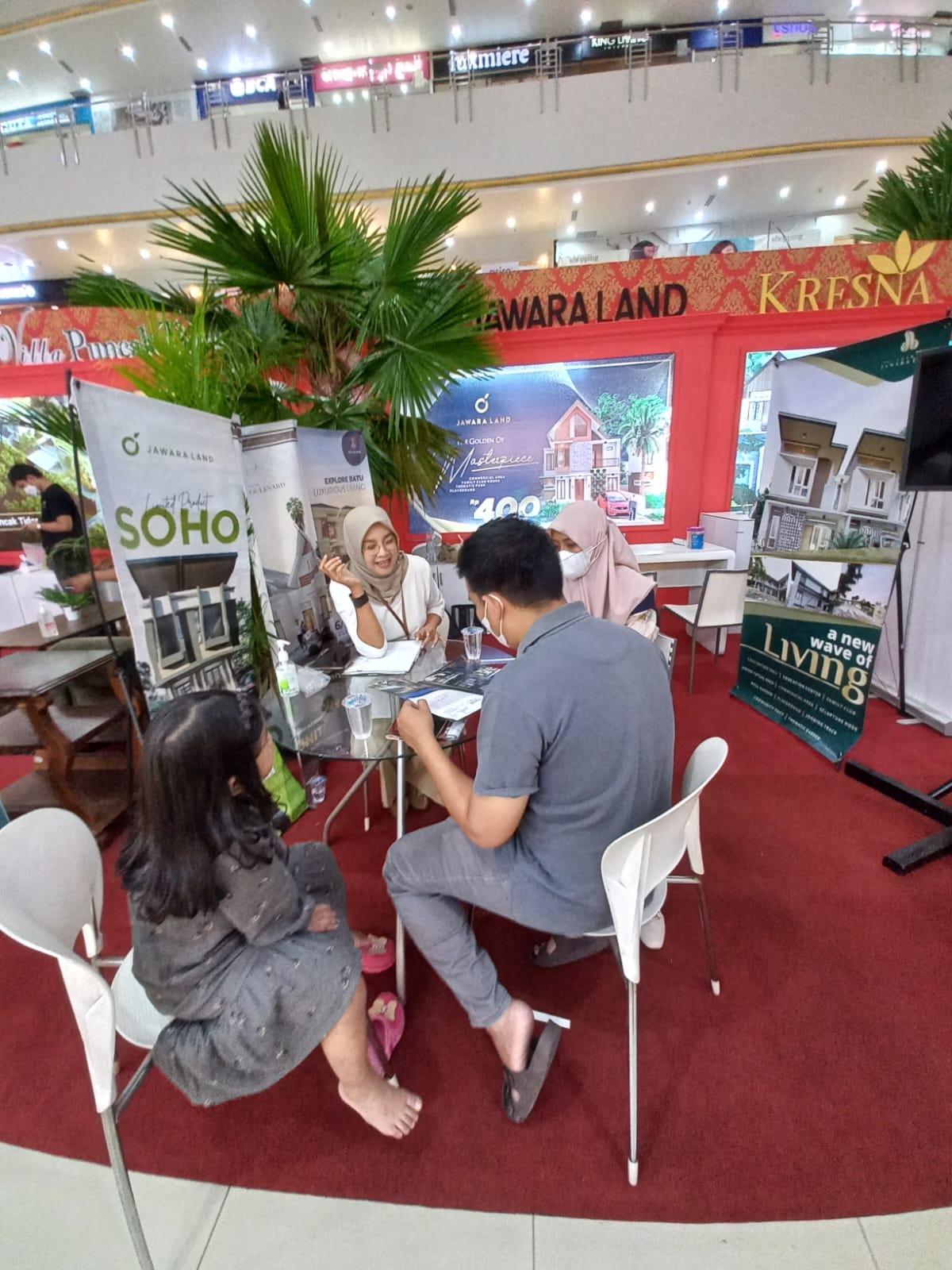 Antusia user di stand Jawara Corporation di MOG acara Expo Property Bersama BTN Juni 2022 . Photo by admin