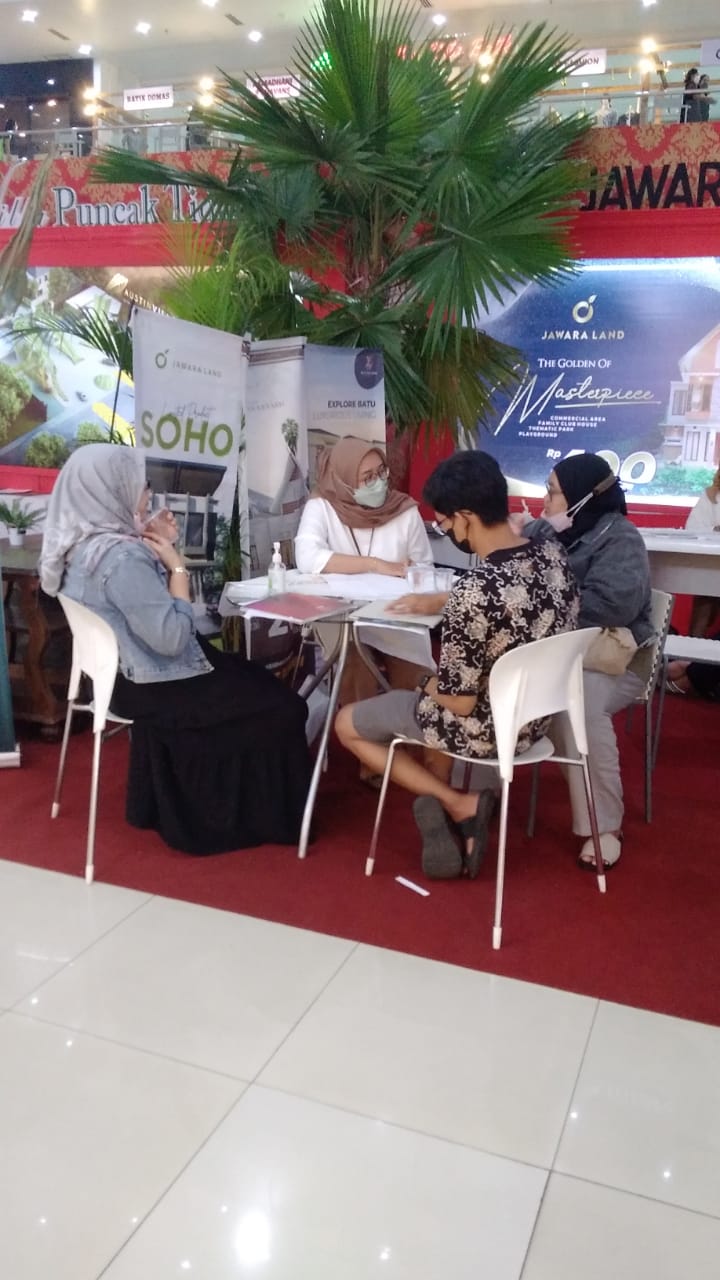 Antusia user di stand Jawara Corporation di MOG acara Expo Property Bersama BTN Juni 2022 . Photo by admin