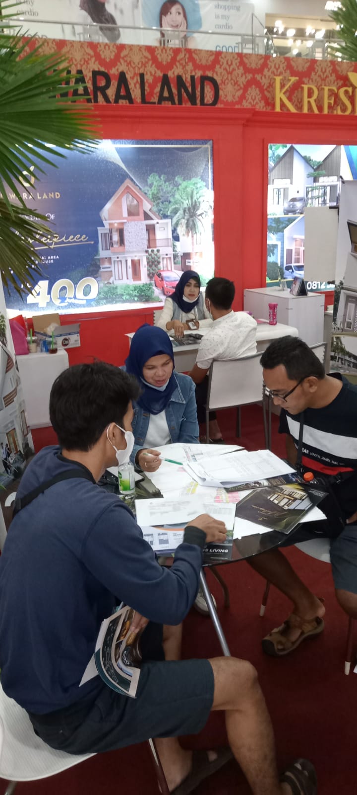 Antusia user di stand Jawara Corporation di MOG acara Expo Property Bersama BTN Juni 2022 . Photo by admin