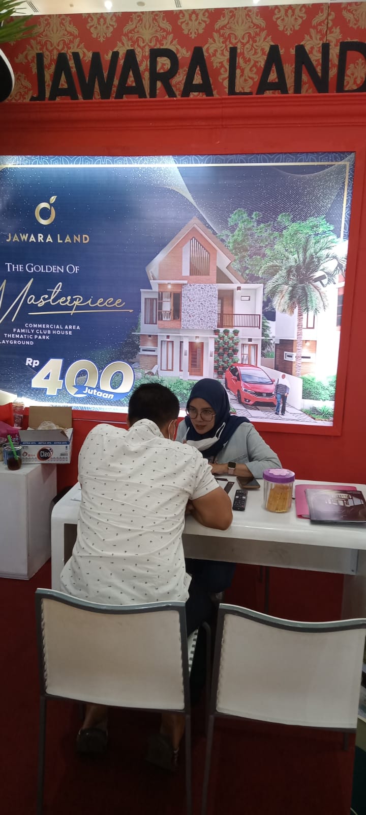 Stand Jawara Corporation di MOG acara Expo Property Bersama BTN Juni 2022 . Photo by admin