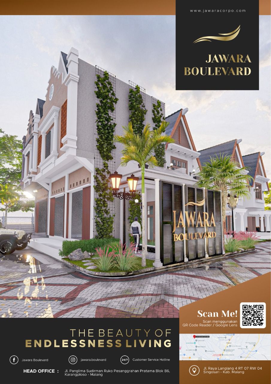 Brosur Jawara Boulevard . Photo by admin