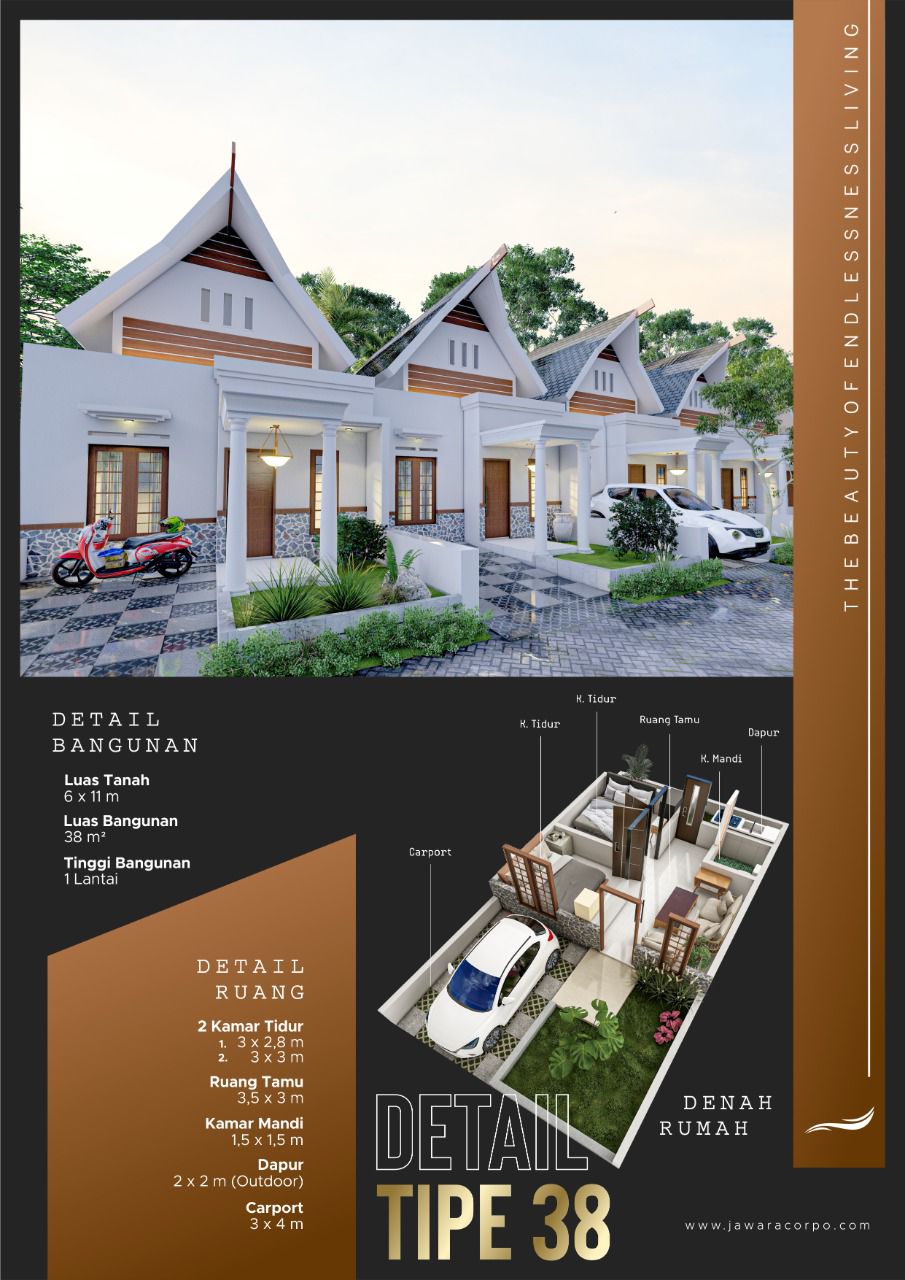 Brosur Jawara Boulevard Type 38. Photo by admin