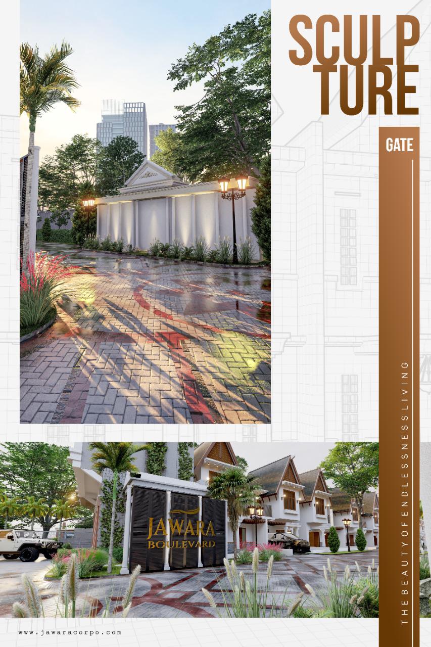 Brosur Jawara Boulevard Gate. Photo by roro