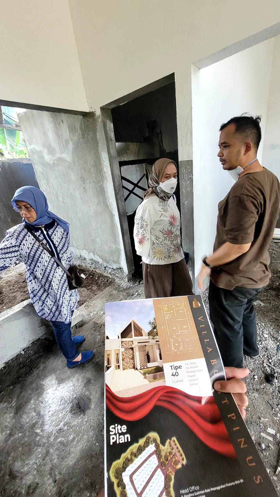 Kunjungan User ke Villa Bukit Pinus. Photo by hakim