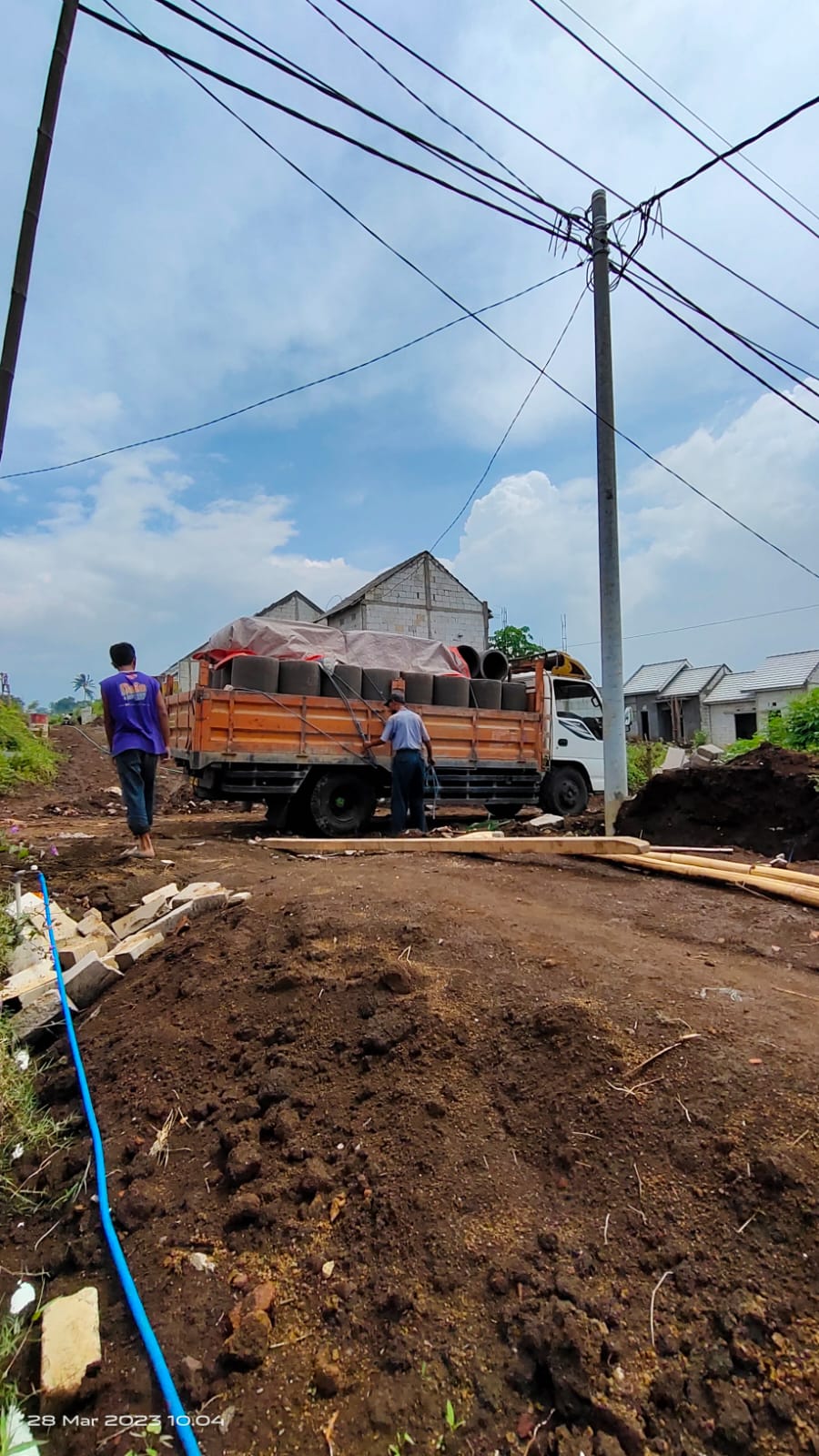 Persiapan Pengerjaan Gorong Gorong Di Jawara Boulevard