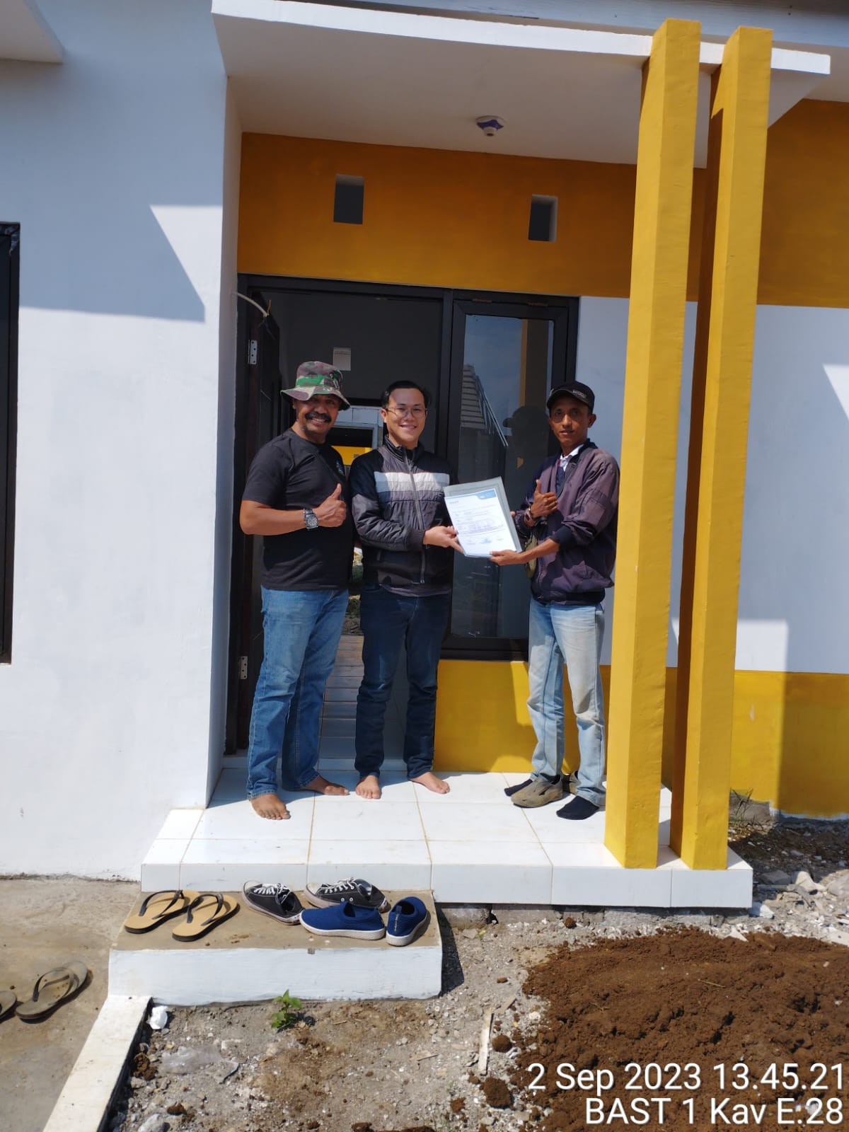 Progres Bangun BAST 1 Kav E28 di Jawara Boulevard Langlang Singosari Malang. Photo by rahmad