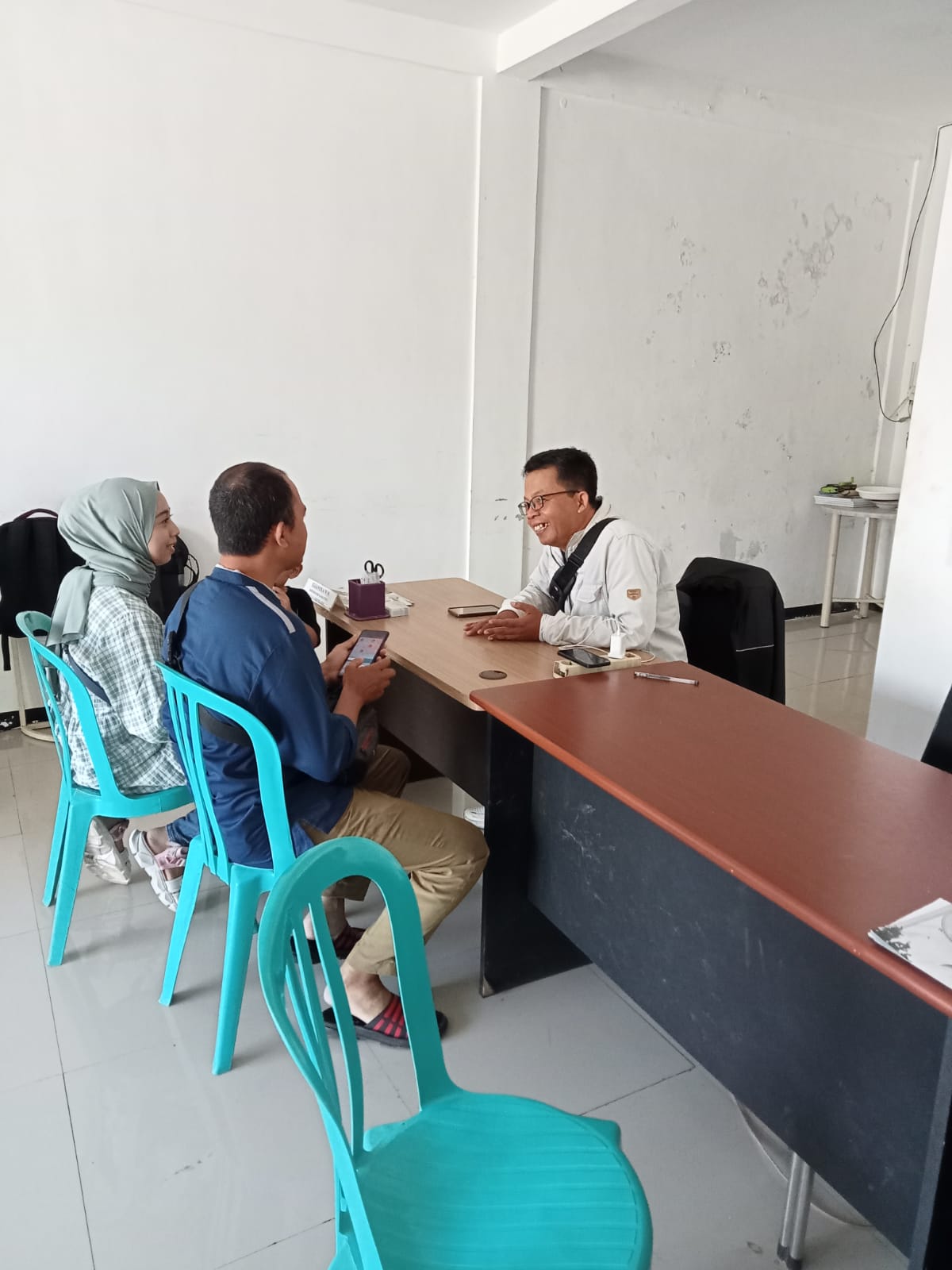 Kunjungan user dari janjian pak Agus di Jawara Boulevard Malang