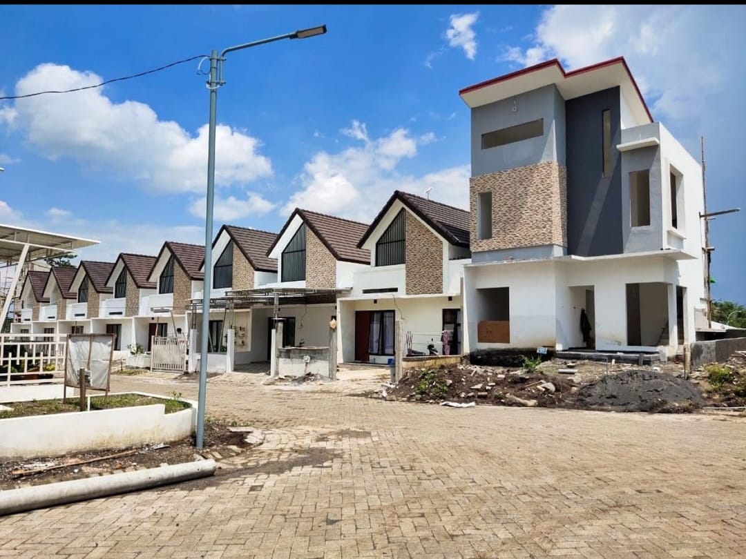Progres pembangunan cluster rumah murah di Malang Jawara Land