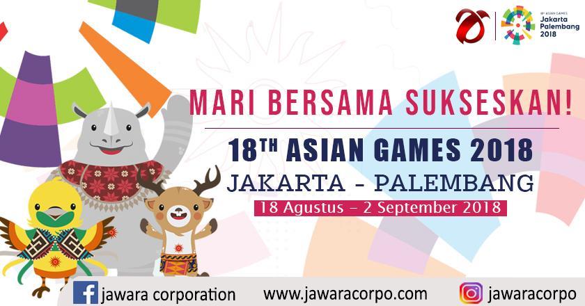 Jadwal Lengkap Pertandingan Asian Games 2018 di Jakarta