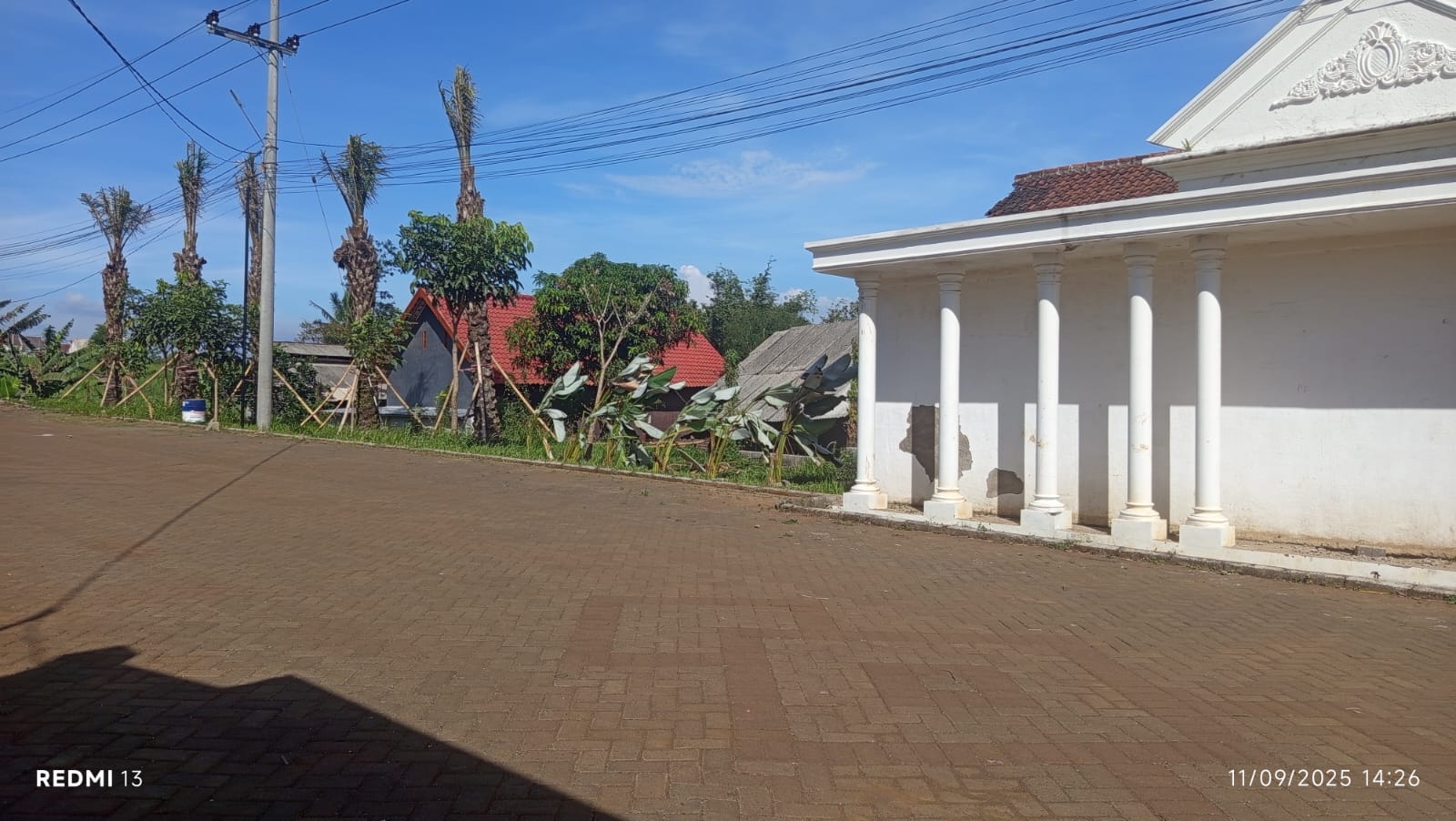Progres gate & penanaman pohon palm 11-09-2025